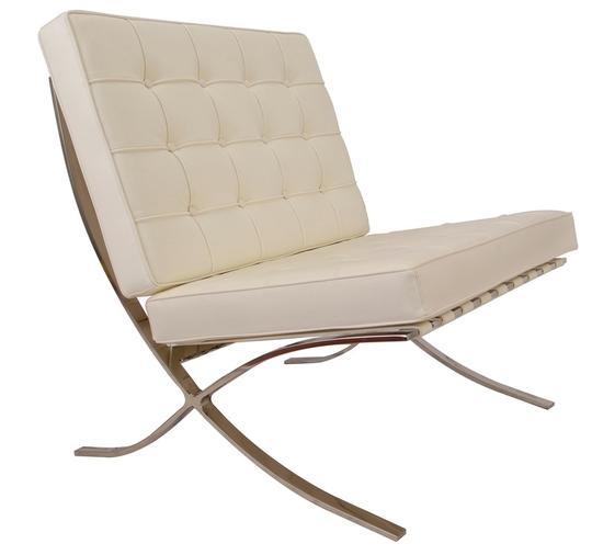 Premium Barcelona Chair Black - Mies Van Der Rohe Replica - DECOMICA